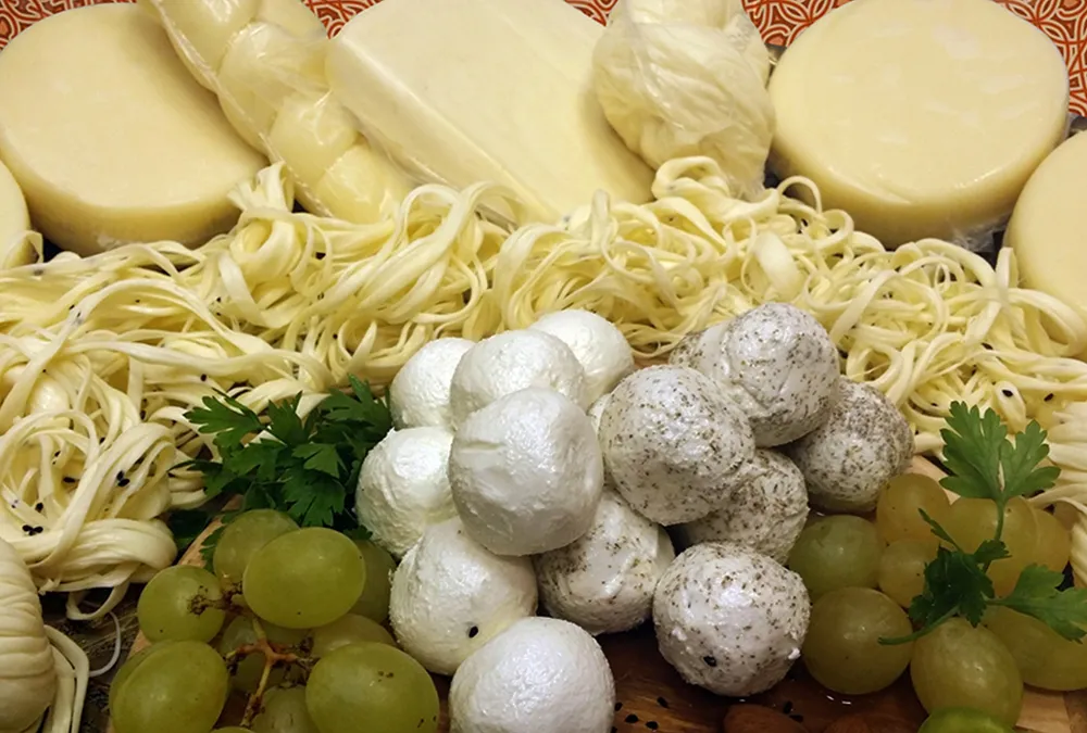 Sultan Cheese products plate